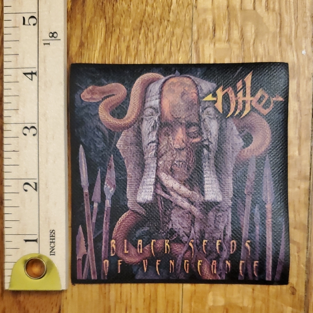 Nile Black Patch with Snake Design